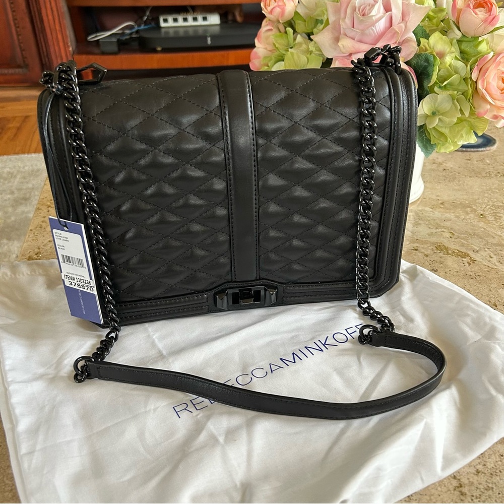 Rebecca Minkoff Chevron Quilted Jumbo Love Crossbody